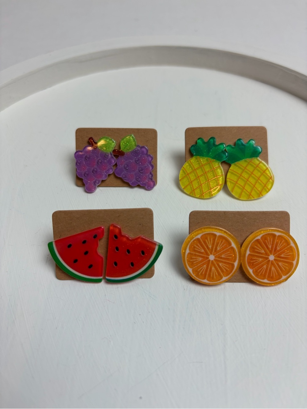 Handmade Fruit Earrings